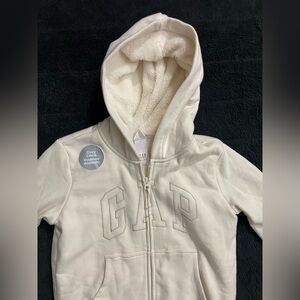 Gap kids Sherpa lined hoodie